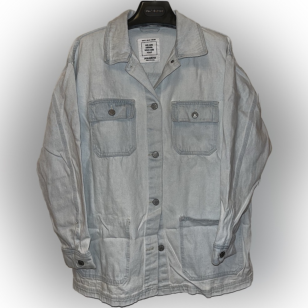Oversized denim jacket